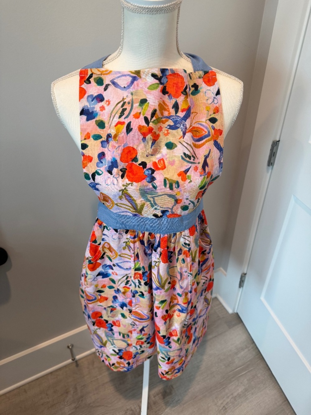 Anthropologie Luna Apron Floral Print